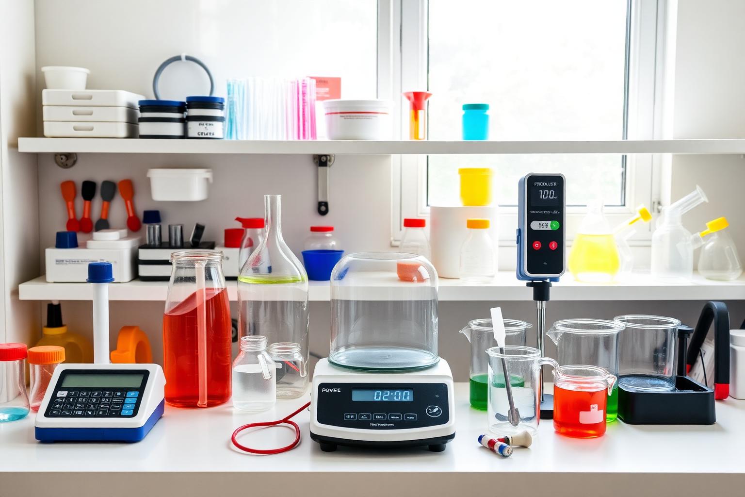 Laboratorio casero de productos químicos